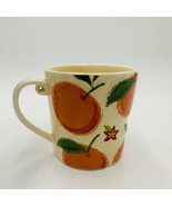 Starbucks Mug Oranges Embossed Ceramic Summer Coffee Cup Orange Vintage ... - £28.67 GBP