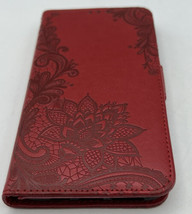 Phone Cases iPhone 11 Pro Max Red Mexican Style  3 Slot 1 Pocket Mag. Closure - £9.25 GBP