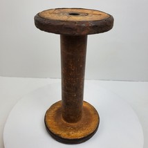 Antique England Primitive Vintage Wood Textile Mill Yarn Thread Spool 9.... - £20.92 GBP