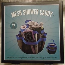 Brand New! Mesh Shower Caddy 6 Side Pockets Unisex gym, shower, traveling - £7.51 GBP