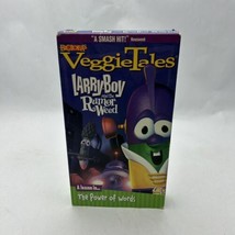 Veggie Tales Larry Boy &amp; The Rumor Weed (Green Vhs, 2001) Power Of Words Lesson - £16.64 GBP