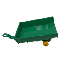 VTG Lesney Matchbox Green Dump Wagon Trailer Series No 51 - £7.75 GBP