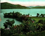 Lago George Coates Punto New York Ny 1910s Vtg Cartolina - $14.28