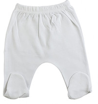 Unisex 100% Cotton White Closed Toe Pants Large - £8.16 GBP