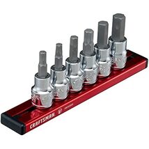 CRAFTSMAN V-SERIES Socket Set, Hex MM, 3/8 Inch Drive, 6 Piece (CMMT17720V) - €51,30 EUR