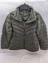 Michael Kors Womens Packable Down Fill Jacket Puffer Sz. Medium Olive Green A19 - £23.59 GBP