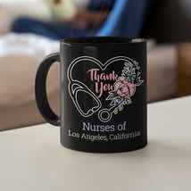 Nurse Heart Coffee Mug 11oz - Black - £15.02 GBP