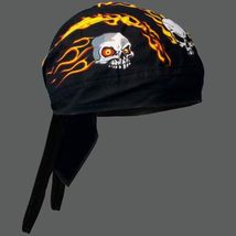 Miltacusa Flame Crazy Skulls Biker Headwrap/Skull Cap - £9.47 GBP