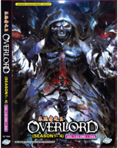 DVD Anime OVERLORD Season 1-4 Complete TV Series (1-52 + OVA ) English Dub - £28.40 GBP