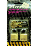 Master Locks Brand - Cabinets & Luggage Locks (2) - #120-T - New