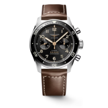 Longines Spirit Flyback 42 MM Black Dial SS Automatic Watch L38214532 - £2,877.09 GBP