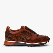 The Boss Snake Skin Tan Men Sneaker image 4