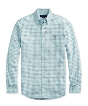 New Polo Ralph Lauren Men&#39;s Classic Fit Plaid Oxford Shirts Navy Multi V... - $76.49