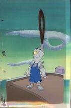THE OZ KIDS * 1996 Cartoon production CEL with colored background TINBOY - $19.75
