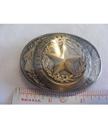 Cowboy Cowgirl Childs Western Belt Buckle State of Texas Bronze - €21,10 EUR