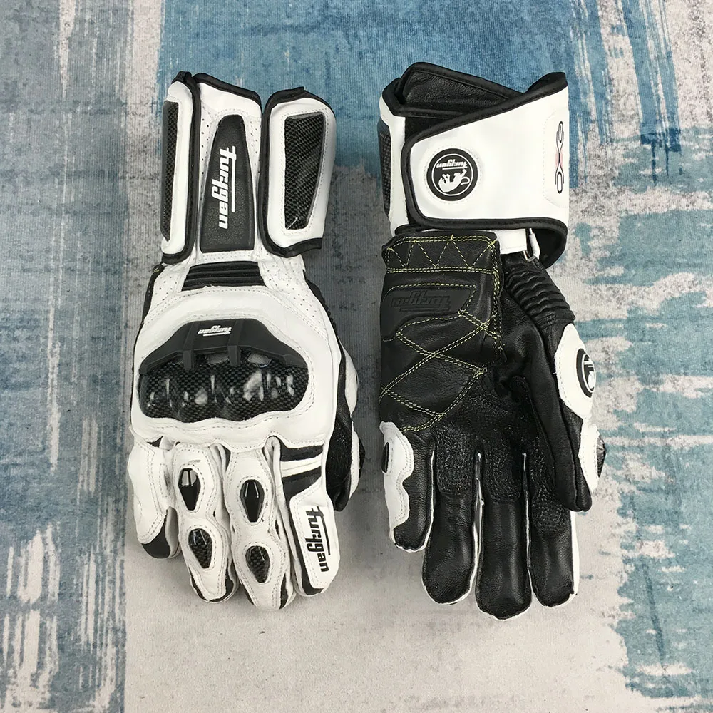 Furygan AFS 10 Motorcycle Gloves Long Knight Carbon Fiber Drop Protection  - £63.94 GBP+