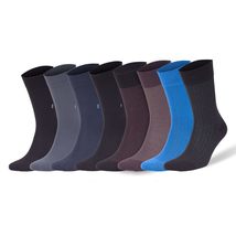 AWS/American Made Premium Bamboo Dress Socks for Men with Gift Box 8 Pairs - £23.36 GBP
