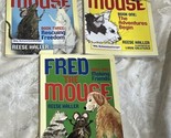 Fred the Mouse Book Lot 3 Children&#39;s Chapter Reese Haller. Child Author PB - $14.80