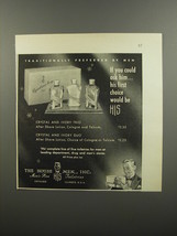 1953 The House for Men HIS Toiletries Ad - If you could ask him - £14.78 GBP