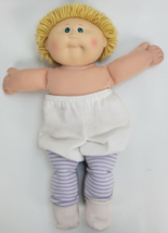 Vintage Cabbage Patch Kid Doll Short Blonde Hair Green Eyes 1982 1 - £13.18 GBP