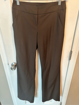 Bebe brown dress pants size 2 lined on the inside work attire straight leg - $29.70