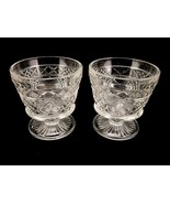 Set of 2 Vintage Hazel-Atlas Dessert Cups, 1950s Stemware, Diamonds Pattern - €16,62 EUR