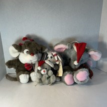Christmas Plush Mouse Lot of Four - $24.99