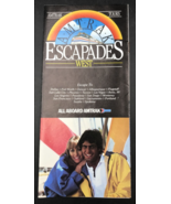 1983 Amtrak Tours Escapades West Advertising Brochure Flyer All Aboard - $9.49