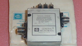 New Rf General Microwave D1956 Absorptive Modulator 6-12 G Hz Sma F Pin Radio - £108.34 GBP