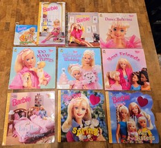 VTG Barbie Golden Books - Lot Of 10 (1993-1998) - Assorted Series (Please Read) - £23.17 GBP
