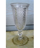 Scarce EAPG Diamond Point Claret, Flint Glass - $23.74