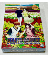 Anime DVD Fruits Basket Season 1-3 Vol.1-64 End + Movie English Dubbed F... - £33.22 GBP