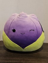 Rare 2020 Squishmallow Jackie The Tulip Purple Green 12&quot; Plush Flower New - £23.52 GBP