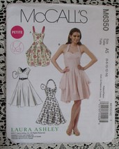 McCall&#39;s M6350 Petite Misses Lined Dresses 2 Lengths Sz 6,8,10,12,14 NEW - £10.07 GBP