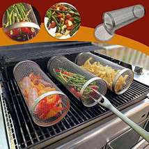 Stainless Steel Grill Set for Outdoor Barbecue Cooking  Camping - £13.32 GBP