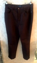 VGC Valentino Jeans Chocolate Brown Pants SZ 30 Made in Italy - $98.01
