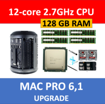 2.7GHz 12-Core CPU 128GB Memory Upgrade Kit for Apple Mac Pro 6.1 Late 2013 - £365.11 GBP