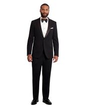 Ike Behar Super 120's Wool Peak Lapel Tuxedo and Pants Slim Fit - $405.00
