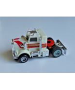 Vintage Ideal HO Scale TCR Peterbilt Semi Truck Slotless White 1977 Hong... - $24.74