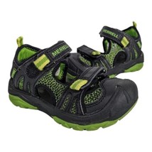 Merrell Sandals Kids Size 10M Hiking Water H20 Hiker Hydro Rapid Straps Green - $24.75