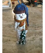 Snowman Long Candle - $13.46