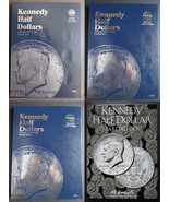 Set of 4 - Whitman Kennedy Half Dollar Coin Folders Number 1-4 1964-Pres... - £20.90 GBP