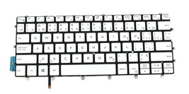 New OEM Dell XPS 13 9370 White Canadian Backlit Keyboard N3NG0 PK1320C2B11 - £33.57 GBP