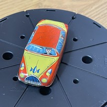 Vintage , Japan, Tin Litho Friction Toy Car Chauffeur &amp; Passengers TN Co... - €7,86 EUR