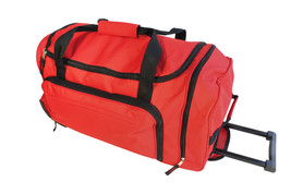 Rolling Red Wheel Bag + Telescoping Handle - $1,401.22 MXN