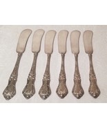 Six Antique Rockford SP Co Silverplate 6&quot; Butter Knives 1900&#39;s - £100.49 GBP
