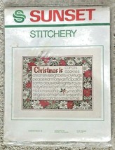 Sunset Stitchery Christmas Cheryl Harbess Embroidery Kit Wall Plaque 14&quot;X18&quot; New - £11.04 GBP