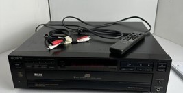 Sony 5 Disc CD Player Auto Loading High Density #CDP-C315 Remote Cables Manual - £95.58 GBP