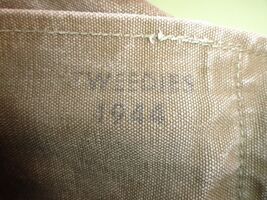 WWII WW2 USN U.S. NAVY DATED 1944 TWEEDIES CANVAS SEABAG DUFFLE BAG - $70.46