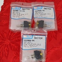 3X Selecta Switch Toggle Switches Model SS208-16-BG SS208B-BG New 15 20 ... - $24.98